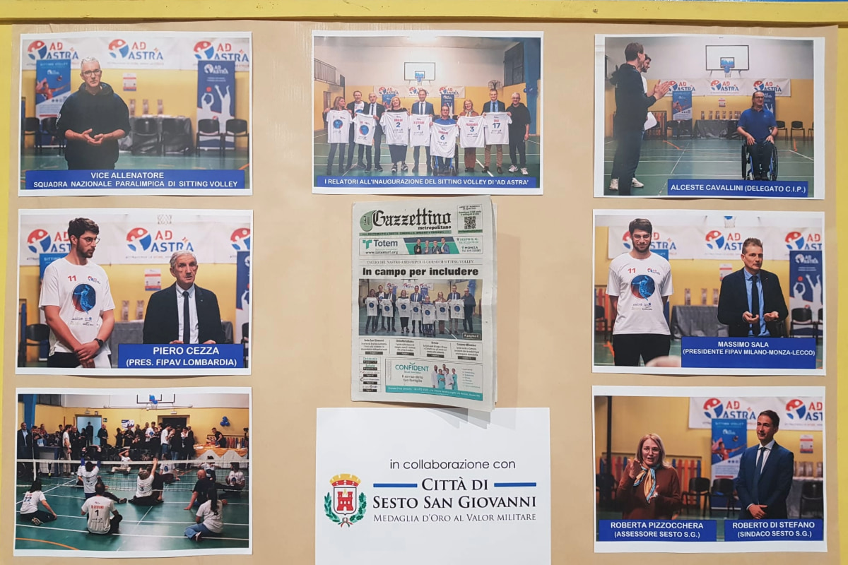 Ad Astra - A canestro con rispetto 2023 - Mostra sul sitting volley