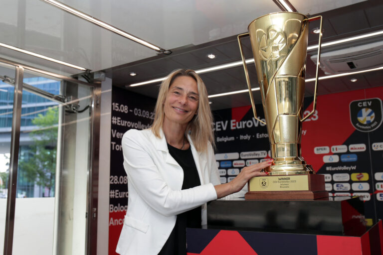 Maurizia Cacciatori, ambassador di Eurovolley Tour 2023