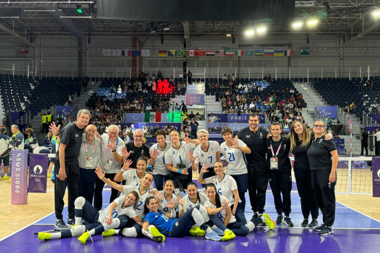 Nazionale femminile di sitting volley a Parigi 2024